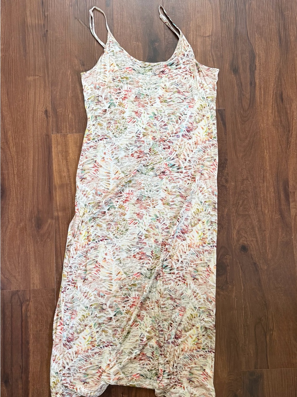 Floral Tiered Lace Maxi Dress Flowy Fairy Boho Wedding Guest Soft Surroundings - Picture 10 of 16